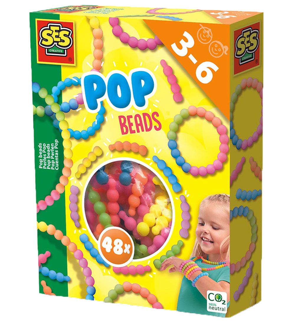 SES Creative Popperler - 48 st. - SES Creative - One Size - Perlen SES Creative Popperler - 48 st. - SES Creative - One Size - Perlen von SES Creative