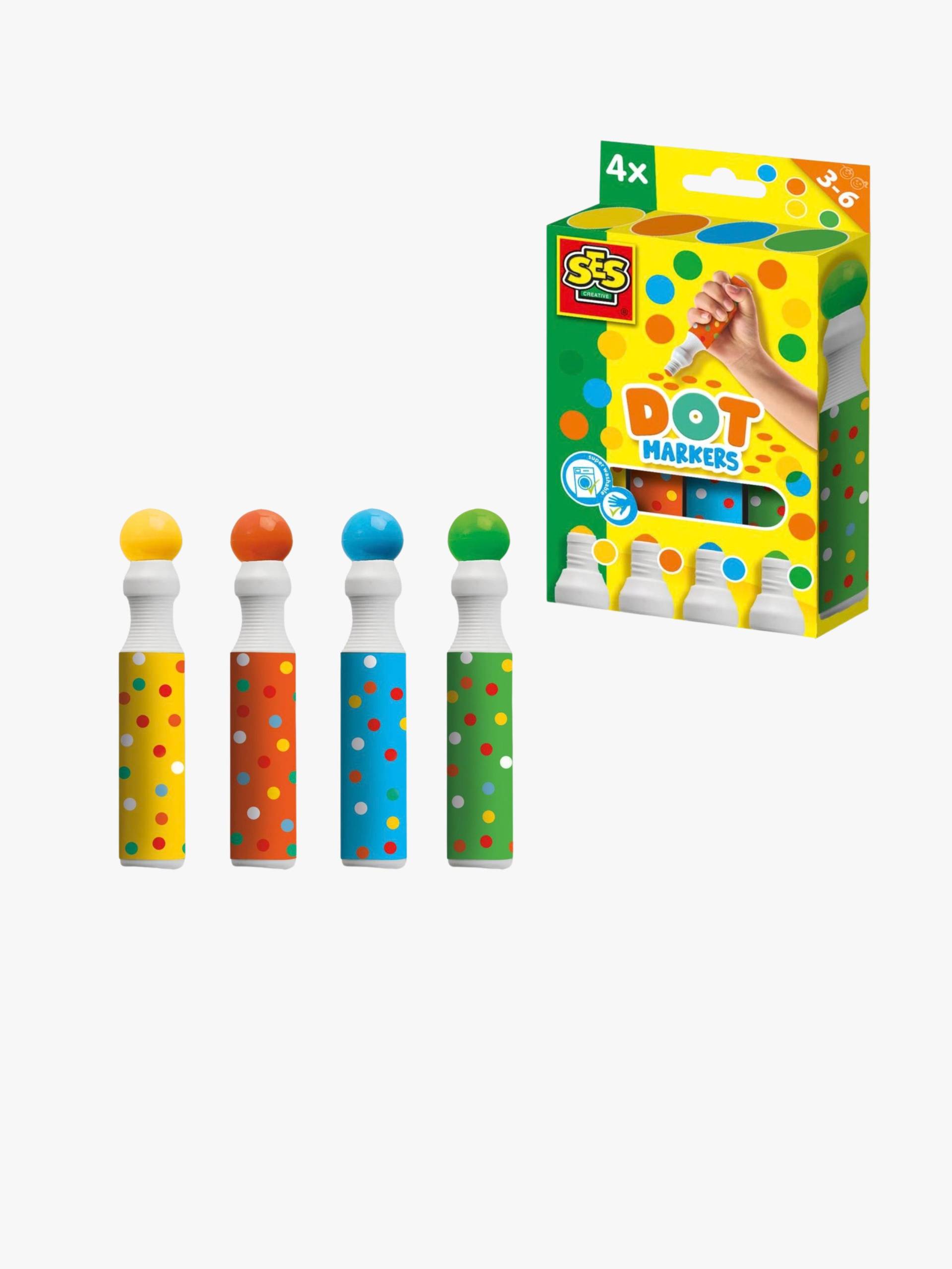 SES Creative Punkte-Marker XXL 4er-Pack von SES Creative