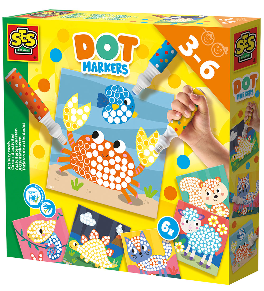 SES Creative Punktmarker - 3 Farben XXL - Aktivitätskarten - SES Creative - One Size - Filzstifte SES Creative Punktmarker - 3 Farben XXL - Aktivitätskarten - SES Creative - One Size - Filzstifte von SES Creative