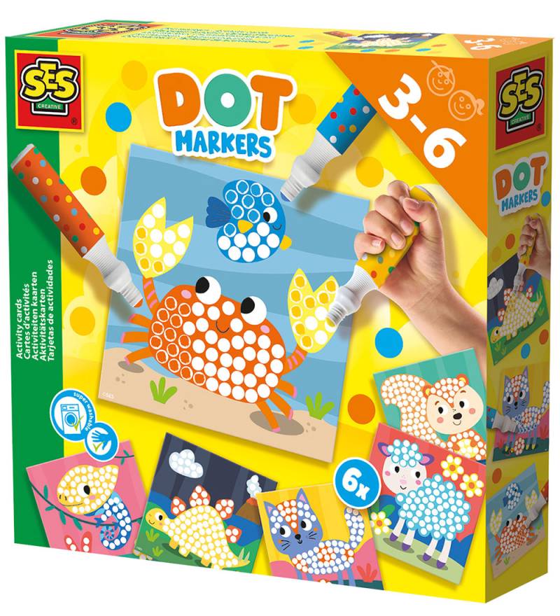 SES Creative Punktmarker - 3 Farben XXL - Aktivitätskarten - SES Creative - One Size - Filzstifte SES Creative Punktmarker - 3 Farben XXL - Aktivitätskarten - SES Creative - One Size - Filzstifte von SES Creative