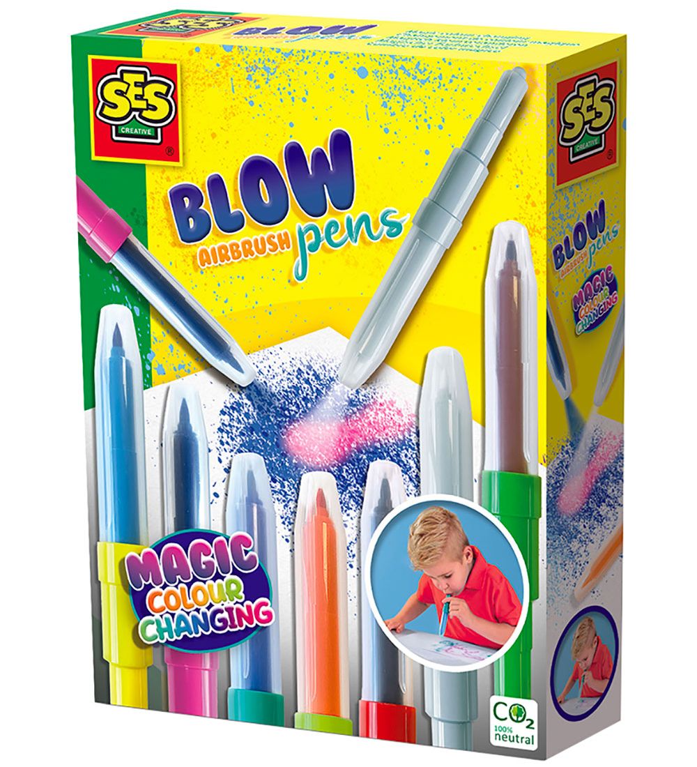 SES Creative Pustestifte - 7 st. - Magic Marker - SES Creative - One Size - Filzstifte SES Creative Pustestifte - 7 st. - Magic Marker - SES Creative - One Size - Filzstifte von SES Creative