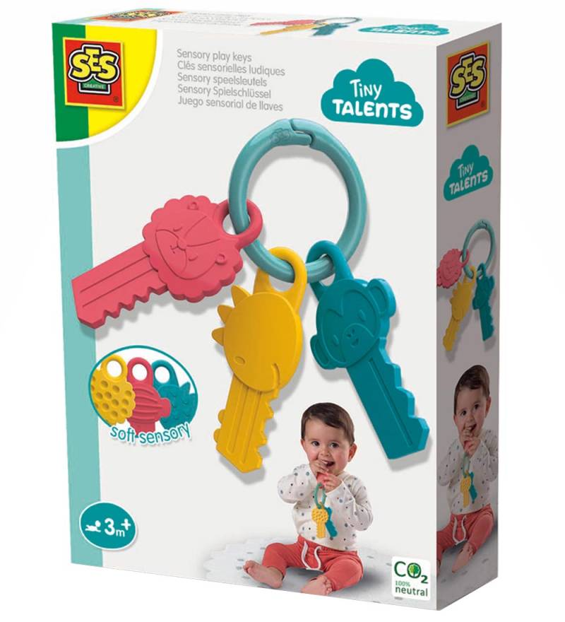 SES Creative Rassel - Aktivitätstasten - Beißen und Fühlen - SES Creative - One Size - Rasseln SES Creative Rassel - Aktivitätstasten - Beißen und Fühlen - SES Creative - One Size - Rasseln von SES Creative
