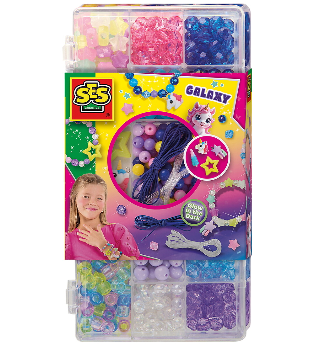 SES Creative Schmuckset - Galaxy Perlen - SES Creative - One Size - Kreatives Spielset von SES Creative
