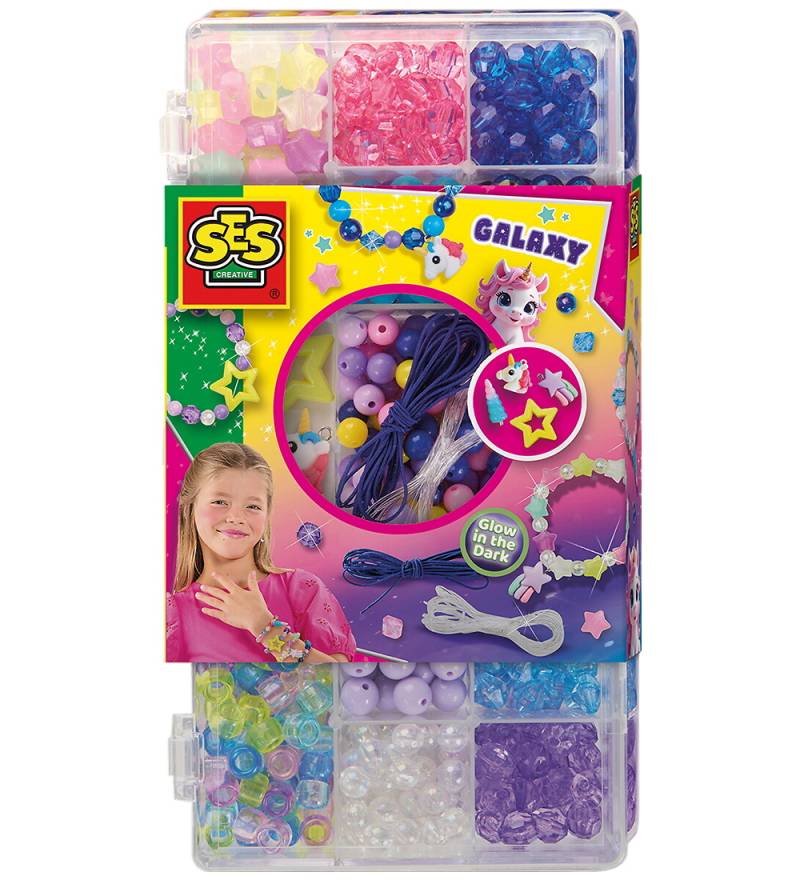 SES Creative Schmuckset - Galaxy Perlen - SES Creative - One Size - Kreatives Spielset SES Creative Schmuckset - Galaxy Perlen - SES Creative - One Size - Kreatives Spielset von SES Creative
