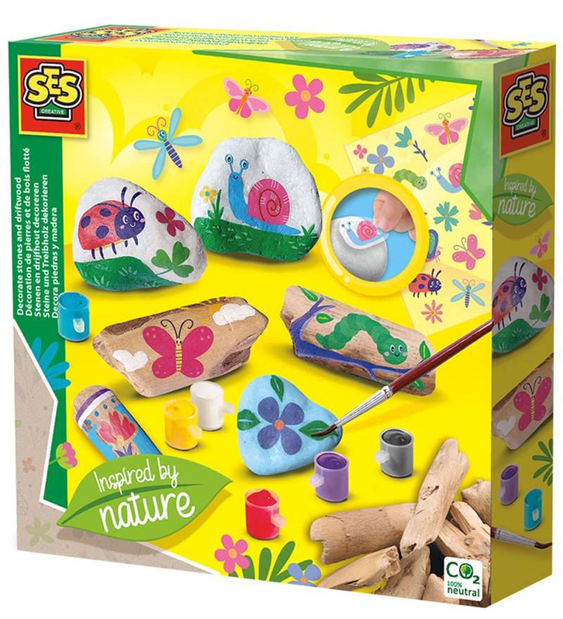 SES Creative - Steine und Treibholz dekorieren - SES Creative - One Size - Kreatives Spielset SES Creative - Steine und Treibholz dekorieren - SES Creative - One Size - Kreatives Spielset von SES Creative