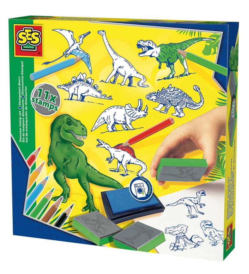 SES Creative Stempelset - Dinosaurier - SES Creative - One Size - Kreatives Spielset SES Creative Stempelset - Dinosaurier - SES Creative - One Size - Kreatives Spielset von SES Creative