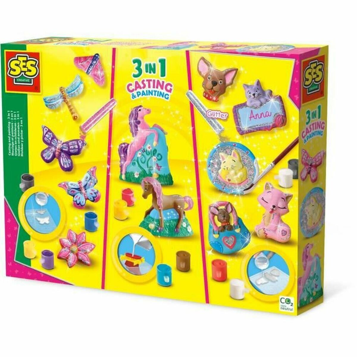 Satz mit formbarer Knetmasse SES Creative Molding and painting - 3 in 1 Satz mit formbarer Knetmasse SES Creative Molding and painting - 3 in 1 von SES Creative