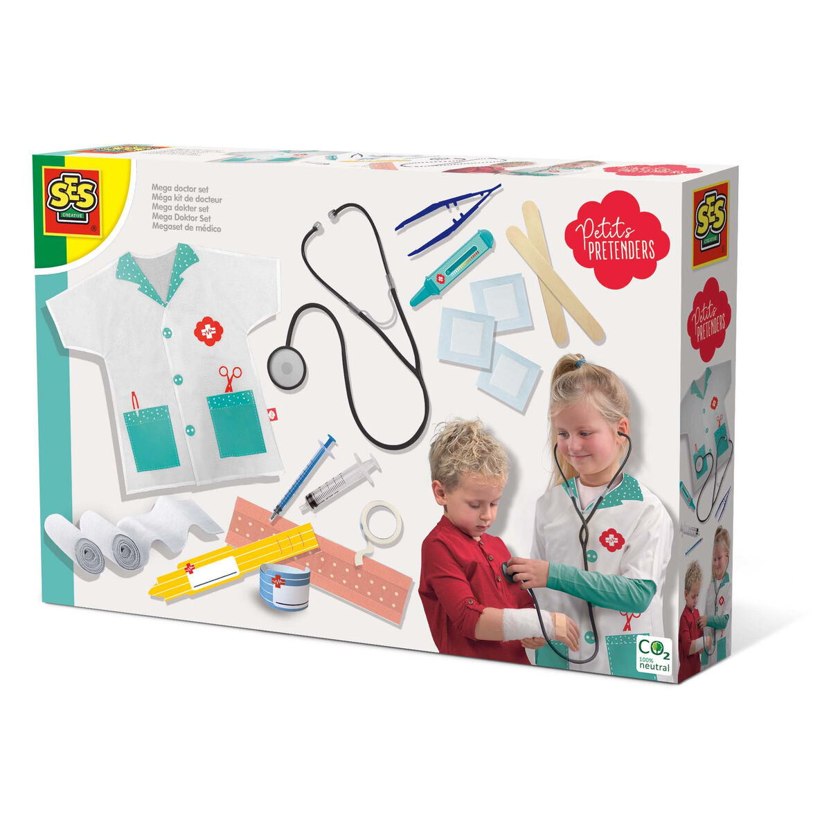 Spielzeug-Arztkoffer mit Zubehör SES Creative Mega Set Spielzeug-Arztkoffer mit Zubehör SES Creative Mega Set von SES Creative