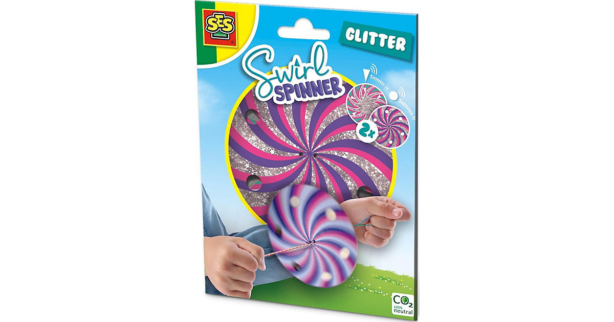Swirl Spinner - Glitzer bunt von SES Creative