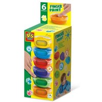 Fingerfarbe 6 Farben x 45 ml von SES creative Nederland b.v.
