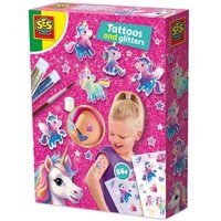 Unicorn - Metallische Glitzertattoos von SES creative Nederland b.v.