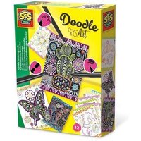 SES 14013 Doodle-Karten zum Ausmalen von SES