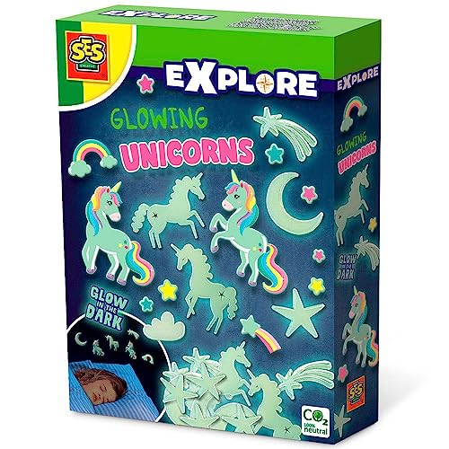 SES Creative Leuchtende Einhörner, Schwarz von SES Creative