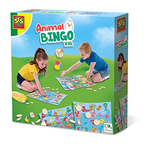 SES creative 02231 Tier Animal-Bingo XXL, Diverse Farben von SES Creative