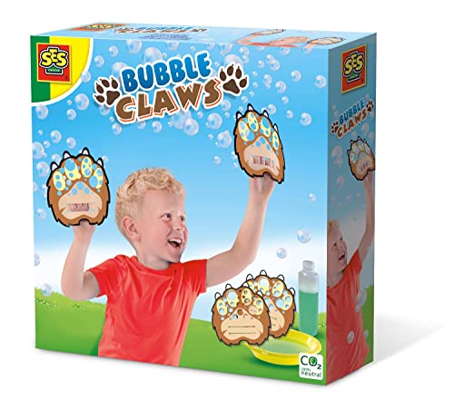 SES creative 02275 Multi Bubbles-Seifenblasen Krallen, Diverse Farben von SES Creative
