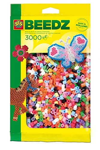 SES Creative Bügelperlen 1000 Stück Basic Mix von SES Creative