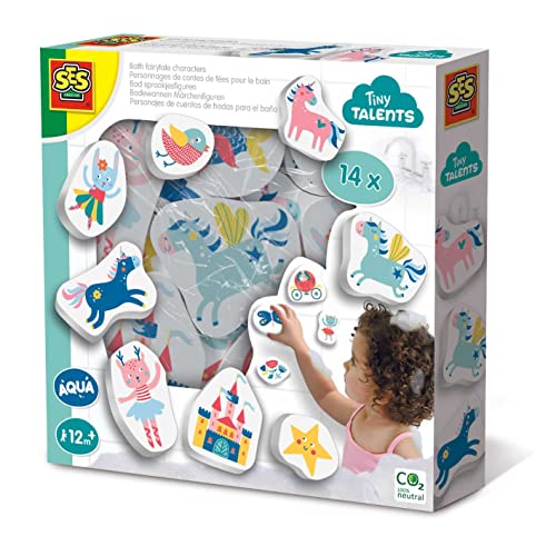 SES Creative 13079 Badespielzeug Märchenfiguren - Buntes Wasserspielzeug für Kinder ab 12 Monaten, Aus weichem, sicherem Schaumstoff, Diverse Farben SES Creative 13079 Badespielzeug Märchenfiguren - Buntes Wasserspielzeug für Kinder ab 12 Monaten, Aus weichem, sicherem Schaumstoff, Diverse Farben von SES Creative
