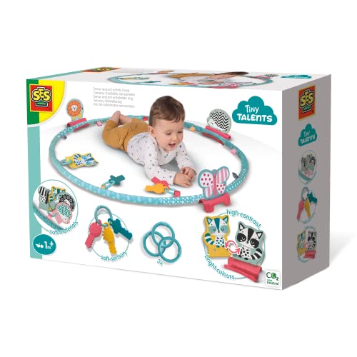 SES Creative 13129 - Sensory Aktivitätsring, Babyspielzeug für sensorische Entwicklung ab Geburt SES Creative 13129 - Sensory Aktivitätsring, Babyspielzeug für sensorische Entwicklung ab Geburt von SES Creative