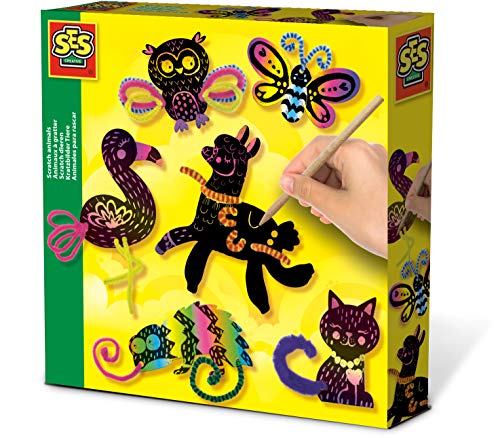 SES 14006 Kratzbilder Tiere Rubbeltiere, Diverse Farben SES 14006 Kratzbilder Tiere Rubbeltiere, Diverse Farben von SES Creative