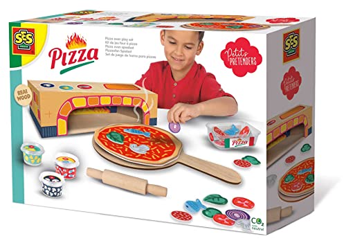 SES Creative 18016 Pizzaofen Spielset, Diverse Farben, Medium von SES Creative