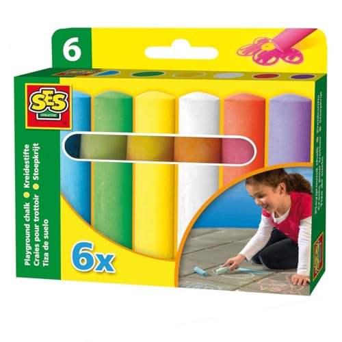 SES SES02206 - Spielplatz Kreiden, 6-er Pack von SES Creative