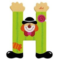 SEVI 81744 Holzbuchstabe H Clown 10 cm, Türbuchstabe für das Kinderzimmer SEVI 81744 Holzbuchstabe H Clown 10 cm, Türbuchstabe für das Kinderzimmer von SEVI