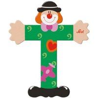 SEVI 81756 Holzbuchstabe T Clown 10 cm SEVI 81756 Holzbuchstabe T Clown 10 cm von SEVI