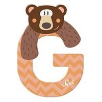 SEVI 83007 Tier Holzbuchstabe 10 cm, G-rizzlybär, Türbuchstabe für das Kinderzimmer SEVI 83007 Tier Holzbuchstabe 10 cm, G-rizzlybär, Türbuchstabe für das Kinderzimmer von SEVI