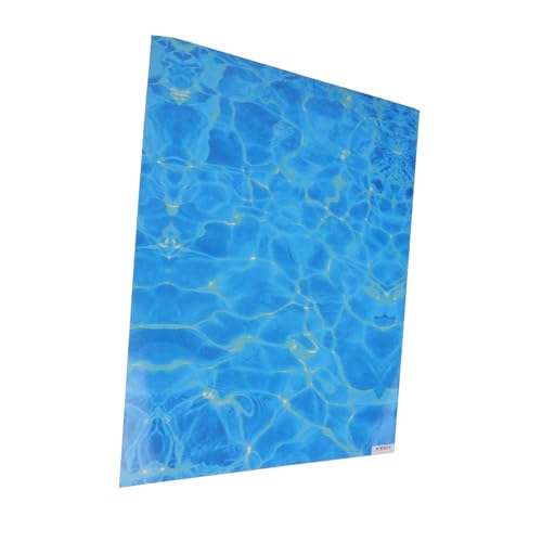 SEWACC 1 Blatt Simulation Wasseroberfläche Aufkleber Abziehbarer Wasser Muster Sticker für Sandtisch und Mikrolandschaften Material für Dekoration SEWACC 1 Blatt Simulation Wasseroberfläche Aufkleber Abziehbarer Wasser Muster Sticker für Sandtisch und Mikrolandschaften Material für Dekoration von SEWACC