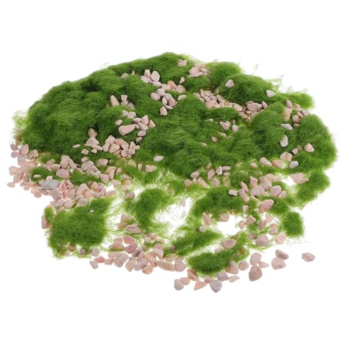 SEWACC 1 Satz Kunstgras Turf Matte mit Stein Realistisches Dekorationsmaterial für Modelleisenbahn Diorama Projekte und Miniaturgärten Hellgrün Gras Pulver Steine SEWACC 1 Satz Kunstgras Turf Matte mit Stein Realistisches Dekorationsmaterial für Modelleisenbahn Diorama Projekte und Miniaturgärten Hellgrün Gras Pulver Steine von SEWACC