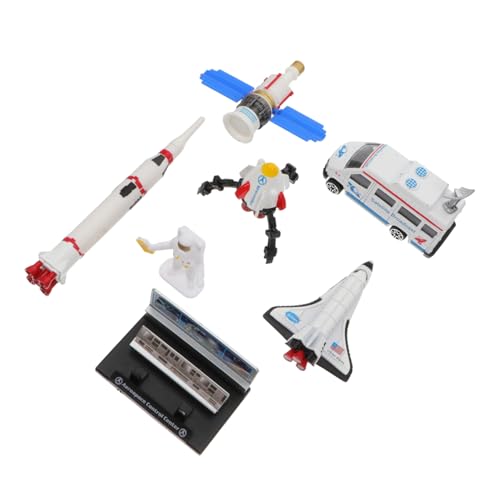 SEWACC 1 Satz Luft- und Raumfahrtmodell simuliertes Space-Shuttle-Spielzeug 3D-Modell Astronaut Kinder geschirrset Spielzeug Geschenke für Kinder Spielzeuge Kinderspielzeug Puzzle Pendeln von SEWACC