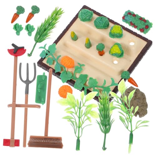 SEWACC 1 Satz Miniatur Farm Modell mit Rasenmäher und Forke Realistische Miniatur Gartenwerkzeuge für Puppenhaus Szenen Dekoration SEWACC 1 Satz Miniatur Farm Modell mit Rasenmäher und Forke Realistische Miniatur Gartenwerkzeuge für Puppenhaus Szenen Dekoration von SEWACC