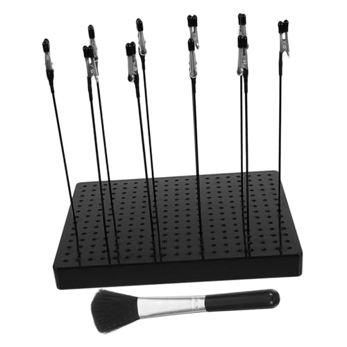 SEWACC 1 Satz Modellfarbbasis Modellmalereihalter Werkzeuge Zubehör Reinigungsbürsten Modell-lackierständer Modell Malerei Halter Metall Memo-Clip Aus Metall Memo -Clip Schwarz Plastik SEWACC 1 Satz Modellfarbbasis Modellmalereihalter Werkzeuge Zubehör Reinigungsbürsten Modell-lackierständer Modell Malerei Halter Metall Memo-Clip Aus Metall Memo -Clip Schwarz Plastik von SEWACC