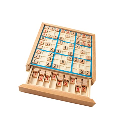 SEWACC 1 Satz Schachbrett Puzzle Für Erwachsene Puzzles Für Erwachsene Magnetische Rätsel Magnetisches Puzzle Spielbrett Aus Holz Zahlenpuzzle-spielbrett Dame Kind Bambus Anzahl von SEWACC