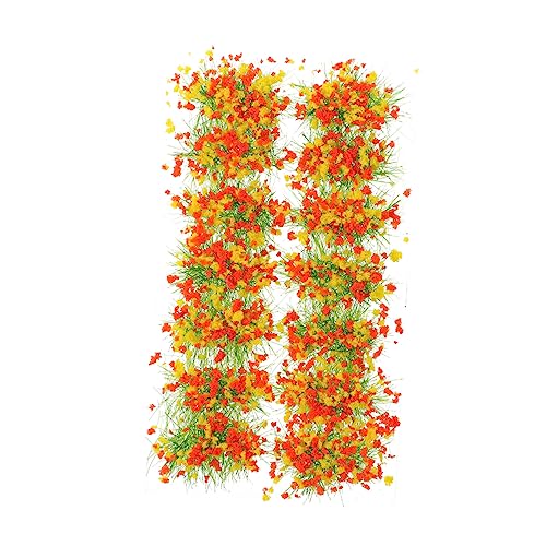 SEWACC 1 Schachtel Blumen Cluster Vegetationsgruppen Grasbüschel für Statische Landschaftsmodelle DIY Miniaturgras für Modellbau und Dekorative Mikro Landschaften Realistische Formen von SEWACC