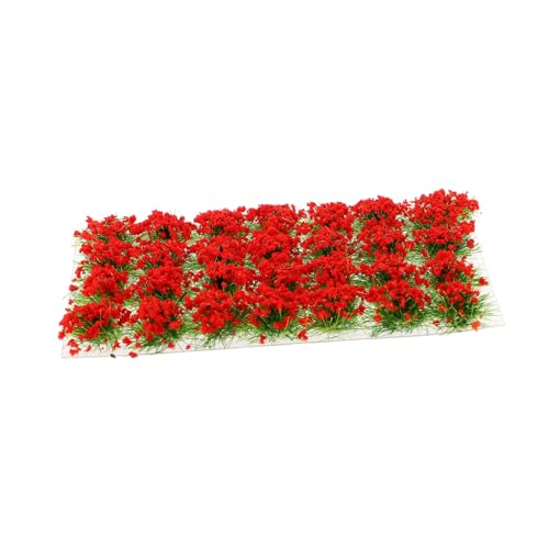 SEWACC 1 Schachtel Miniatur Grasbüschel DIY Rote Blüten Langlebig Verschleißfest Flexibel Zuschneidbar Sichere Materialien Glatte Oberfläche für Modellbau Puppenhaus deko Mini Garten SEWACC 1 Schachtel Miniatur Grasbüschel DIY Rote Blüten Langlebig Verschleißfest Flexibel Zuschneidbar Sichere Materialien Glatte Oberfläche für Modellbau Puppenhaus deko Mini Garten von SEWACC