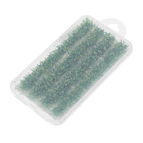 SEWACC 1 Schachtel Miniatur Pflanzen Vegetation Grasbüschel Modell für Eisenbahn Landschaft Sandtisch Dekoration DIY Mikrolandschaft Zubehör von SEWACC