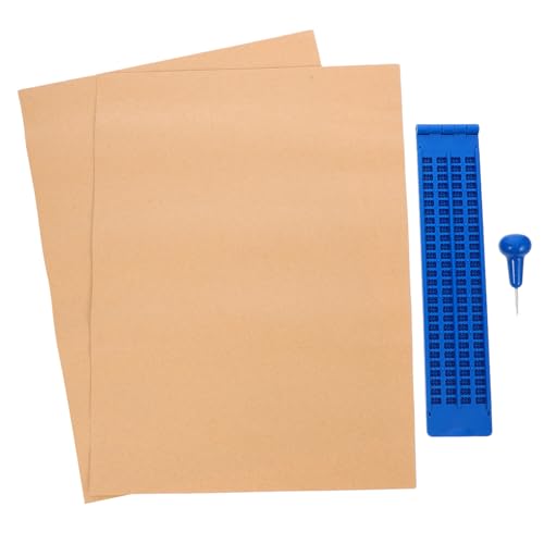 SEWACC 1 Set Braille Tafel Spitze Für Anfänger Kalligraphie Pinsel Etiketten Markierungsstifte Whiteboard Bildschirm Braille Platte Für Blinde Stylus Braille Karten Für Blinde SEWACC 1 Set Braille Tafel Spitze Für Anfänger Kalligraphie Pinsel Etiketten Markierungsstifte Whiteboard Bildschirm Braille Platte Für Blinde Stylus Braille Karten Für Blinde von SEWACC