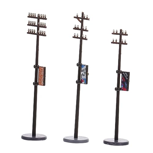 SEWACC 1 Set Telegrafenmast Modell Diorama Bausatz Landschaftsbau Mini Gartenbedarf Mini Telegrafenmast Mikrolandschaftsdekor Mikro Telegrafenmasten Mikrolandschaft SEWACC 1 Set Telegrafenmast Modell Diorama Bausatz Landschaftsbau Mini Gartenbedarf Mini Telegrafenmast Mikrolandschaftsdekor Mikro Telegrafenmasten Mikrolandschaft von SEWACC