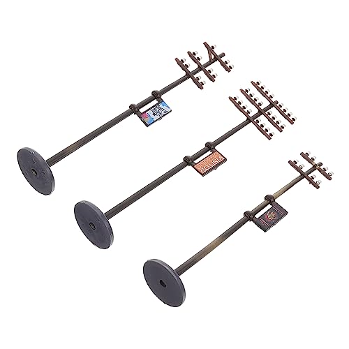 SEWACC 1 Set Telegrafenmast Modell Mini Park DIY Landschaftsdekor Mini Gartenbedarf Sandtisch Telegrafenmasten Lichtmodell Mikro Landschaft Telegrafenmasten Park von SEWACC