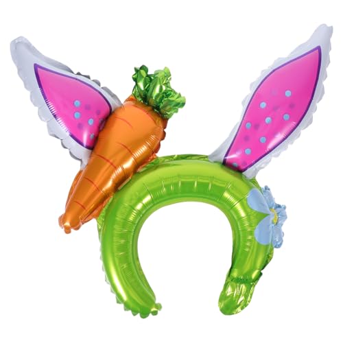 SEWACC 10 Stück Aufblasbare -Stirnbänder Osterhasen-Stirnbänder Aluminiumfolienballon Niedliche Tier-Stirnbänder Für Partygeschenke SEWACC 10 Stück Aufblasbare -Stirnbänder Osterhasen-Stirnbänder Aluminiumfolienballon Niedliche Tier-Stirnbänder Für Partygeschenke von SEWACC
