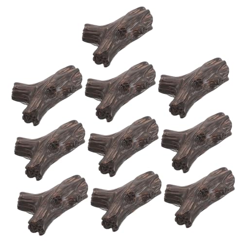 SEWACC 10 Stück Harz Skulpturen für Miniatur Landschaftsdeko DIY Gartenbahn Zubehör Mikro Landschaftsornamente Puppenhaus Miniaturen Bonsai Figuren von SEWACC