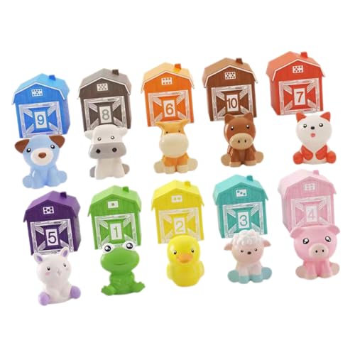 SEWACC 10 Stück Teiliges Bunter Bauernhof Tier Fingerpuppen für Lebendige Niedliche Handpuppen Eltern Junge Mädchen Interaktion und Frühkindlichen SEWACC 10 Stück Teiliges Bunter Bauernhof Tier Fingerpuppen für Lebendige Niedliche Handpuppen Eltern Junge Mädchen Interaktion und Frühkindlichen von SEWACC