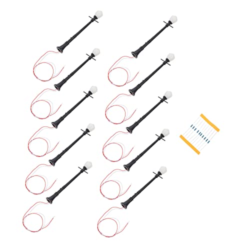 SEWACC 10 Stück Weißlicht Doppelkopf LED Sandtisch Dekoration Garten Innen Außen Puppenhaus Lampe SEWACC 10 Stück Weißlicht Doppelkopf LED Sandtisch Dekoration Garten Innen Außen Puppenhaus Lampe von SEWACC