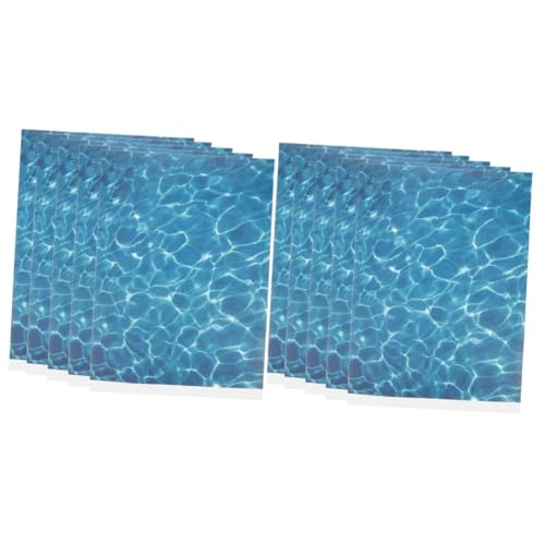 SEWACC 10blätter Künstliche Wasserfolie Für - -landschaften Teiliges Wasserstruktur Für Sandtisch- Langlebiges Und Material Für Kreative Dekoration von SEWACC
