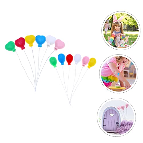 SEWACC 12 Stück Teiliges Mini Ballon Bunte Miniatur Ballonornamente Lebensechte Mini Luftballons für Puppenhaus Deko Partydekoration Cake Topper und Foto Requisiten SEWACC 12 Stück Teiliges Mini Ballon Bunte Miniatur Ballonornamente Lebensechte Mini Luftballons für Puppenhaus Deko Partydekoration Cake Topper und Foto Requisiten von SEWACC