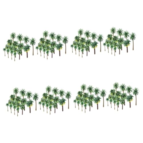 SEWACC 144 STK künstliche Kokospalme Architektur Bäume Spielzeugeisenbahnen Grün Anlage Modelle Simulationsbaummodell Plastikbäume Pflanze Gefälschte Bäume Modellmaterial Landschaftsbaum von SEWACC