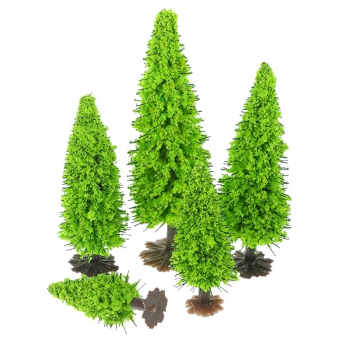 SEWACC 15 Stück Teiliges Miniatur Baum Landschaftsmodelle Leichte und Langlebige Modellbäume aus Eisen und Kunststoff für Sandtisch Dekoration Modellbau Architektur Szenenlayout von SEWACC