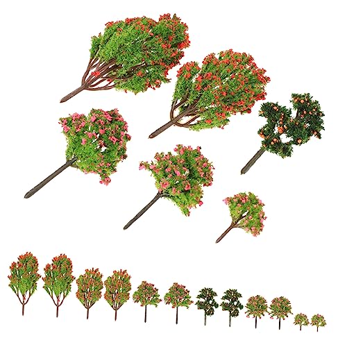 SEWACC 18 Stück Teiliges Set Künstliche Miniaturbäume für Sandtisch Detailreiche Landschaftsmodelle Langlebigem für Mini Garten Dekoration und Diorama Sandlandschaft SEWACC 18 Stück Teiliges Set Künstliche Miniaturbäume für Sandtisch Detailreiche Landschaftsmodelle Langlebigem für Mini Garten Dekoration und Diorama Sandlandschaft von SEWACC