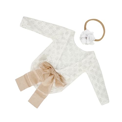SEWACC 1Satz Neugeborene Fotografie Requisiten Kostüm mit Strampler Haarband für Monate für Fotoshootings Besondere Anlässe SEWACC 1Satz Neugeborene Fotografie Requisiten Kostüm mit Strampler Haarband für Monate für Fotoshootings Besondere Anlässe von SEWACC